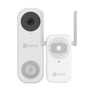 Kit sonerie video EZVIZ, conexiune Wi-Fi, rezolutie 3k, acumulator 5200mAh, PIR detectie miscare, unghi vizualizare ultra-larg, slot SDcard CS-DB2-Pro-3K Kit sonerie video EZVIZ, conexiune Wi-Fi, rezolutie 3k, acumulator 5200mAh, PIR detectie miscare, unghi vizualizare ultra-larg, slot SDcard CS-DB2-Pro-3K