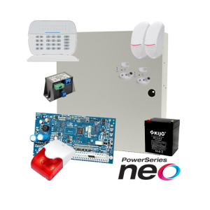 Kit alarma la efractie DSC NEO cu sirena interioara KIT2016INT Kit alarma la efractie DSC NEO cu sirena interioara KIT2016INT