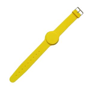Bratara de proximitate MIFARE (13.56MHz), silicon galben CSW-MF13-Y