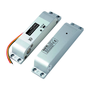 Bolt electric Fail Safe (NC), montaj aparent, 12 Vcc, delay 0-3-6 secunde, monitorizare, 200 x 28 x 39 mm CSL-150NC Bolt electric Fail Safe (NC), montaj aparent, 12 Vcc, delay 0-3-6 secunde, monitorizare, 200 x 28 x 39 mm CSL-150NC