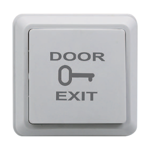 Buton de iesire din plastic, montaj aparent (PICTOGRAMA + TEXT) CSB-69G-LED