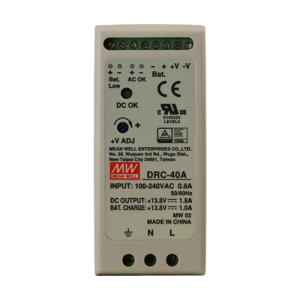 Sursa de alimentare in comutatie, 13.8V / 2.9A, sina DIN, backup - MEAN WELL DRC-40A Sursa de alimentare in comutatie, 13.8V / 2.9A, sina DIN, backup - MEAN WELL DRC-40A