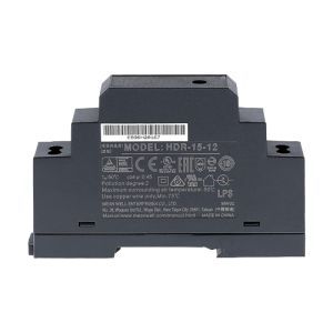 Sursa de alimentare in comutatie, 12V / 1.25A, sina DIN - MEAN WELL HDR-15-12 Sursa de alimentare in comutatie, 12V / 1.25A, sina DIN - MEAN WELL HDR-15-12