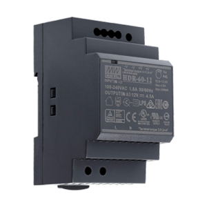 Sursa de alimentare in comutatie, 12V / 4.5A, sina DIN - MEAN WELL HDR-60-12