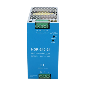 Sursa de alimentare in comutatie, 24V / 10A, sina DIN - MEAN WELL NDR-240-24 Sursa de alimentare in comutatie, 24V / 10A, sina DIN - MEAN WELL NDR-240-24