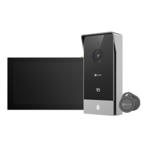 Kit video-interfon, monitor tactil 7 inch, 2 fire, camera 2MP, IR 5m, SDcard, Wi-Fi6 - EZVIZ CS-HP5-2MP