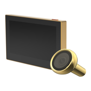 Vizor electronic smart, Wi-Fi, FullHD 1080P, monitor 4.3 inch, acumulator 2200mAh, Auriu - EZVIZ CS-HP2-Golden