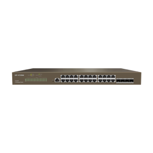 Switch 24 x RJ45 Gigabit, 4 x SFP Gigabit, L2 Cloud Management - IP-COM G3328F