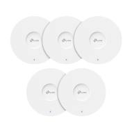 Set 5 x Access Point Wi-Fi 6, AX3000 Dual-Band, 3/5 dBi, 1 x RJ45 Gigabit, PoE - TP-Link Omada EAP653(5-pack)
