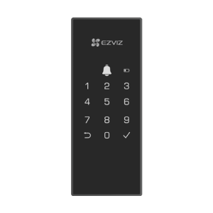 Yala inteligenta ,Wi-Fi, sonerie incorporata, verificare status inchidere, alarma anti-furt - EZVIZ CS-DL03(WP)-Black