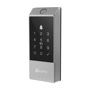Yala inteligenta cu amprenta, multiple metode de deblocare, Wi-Fi, verificare status inchidere - EZVIZ CS-DL04(WBCP,M)