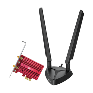 Adaptor PCI-E Bluetooth 5.3, Wi-Fi 6E, AXE5400 Tri-Band, 2 x Antene High-Gain - TP-Link ArcherTXE75E