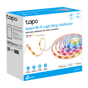 Banda LED RGBW inteligenta, 5 metri, Wi-Fi, control de la distanta - TP-LINK Tapo TapoL930-5