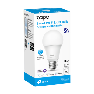 Bec smart Wi-Fi, lumina naturala 4000K ajustabila, 806 lm, E27 - TP-Link Tapo TapoL520E