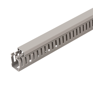 Canal cablu perforat 25x40 mm, cu capac, 2m - DLX PVCP-257-40