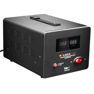 Regulator de tensiune cu servomotor, 1000VA, tensiune la intrare 150-260V, delay 6-180s AVR-POLARIS-1000VA