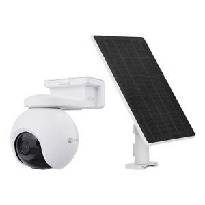 Camera IP PT + panou solar 8W, Wi-Fi6 & 4G, 4K,  Baterie 10.400 mAh, Audio, IR 15M, Color 24/7 - EZVIZ CS-EB8/SP(4K,W4GA)