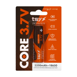 Acumulator Core Lithium-Ion 18650, 3.7V, 3350mAh TSY-CORE-3350 Acumulator Core Lithium-Ion 18650, 3.7V, 3350mAh TSY-CORE-3350