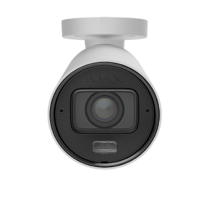 Camera de supraveghere video HLVF tip bullet, 8 Mp, ASP, alba - AJAX BulletCamHLVF8Mp(W)-126279