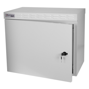 Cabinet rack exterior 9U 19'' 600x450, capacitate incarcare 300 kg, IP55, IK10 - ASYTECH Networking ASY-9U-6045EXIP55