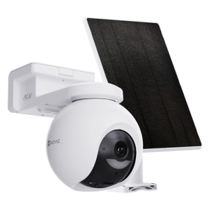 Camera IP PT Wi-Fi6 + Panou solar 5W, 8MP, baterie 10.400 mAh, Audio, IR 15m, Color 24/7 - EZVIZ CS-HB8/SP(4K)