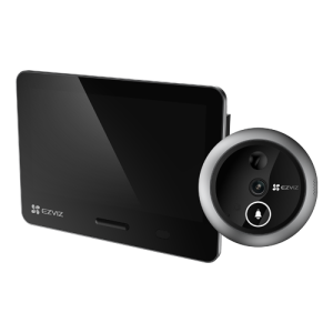 Vizor electronic smart, Wi-Fi, 4K, monitor tactil 5.5', sonerie, audio, acumulator 7100 mAh - EZVIZ CS-EP4-Sliver