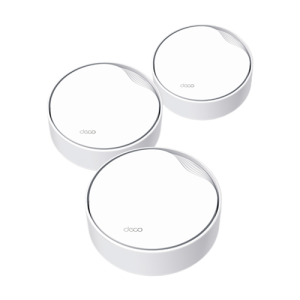 Sistem 3 x Mesh Deco X50, Wi-Fi 6, AX3000, 2 x RJ45 2.5G PoE - TP-Link DecoX50-PoE(3-pack)