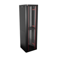 Rack de podea PRO SERIES 42U 19'' 600x600, capacitate 1000 kg, RAL 9005, asamblat ASY-42U-6060PRO