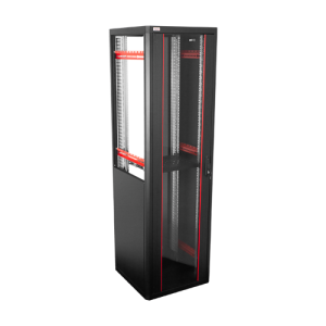 Rack de podea PRO SERIES 42U 19'' 600x600, capacitate 1000 kg, RAL 9005, asamblat ASY-42U-6060PRO Rack de podea PRO SERIES 42U 19'' 600x600, capacitate 1000 kg, RAL 9005, asamblat ASY-42U-6060PRO