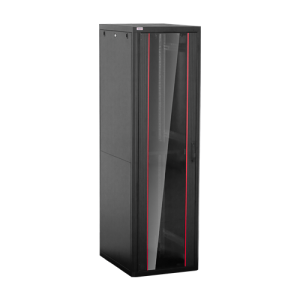 Rack de podea PRO SERIES 42U 19'' 600x800, capacitate 1000 kg, RAL 9005, asamblat ASY-42U-6080PRO