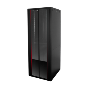 Rack de podea PRO SERIES 42U 19'' 800x1000, capacitate 1000 kg, RAL 9005, asamblat ASY-42U-80100PRO