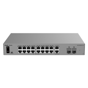 Switch L2, 18 x RJ45 1G (16 x PoE+), 2 x SFP 1G, Putere PoE 250W, Cloud Management - Ruijie Reyee RG-ES220GS-P-V2