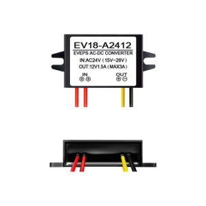 Convertor tensiune 14-28VAC la 12VDC, 1.5A EV18-A2412