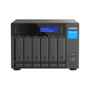 NAS QNAP TVS-H674-i5-32G, 6-Bay, Intel Core i5-12400, 32GB DDR4, 2x M.2 NVMe, 2x 2.5GbE