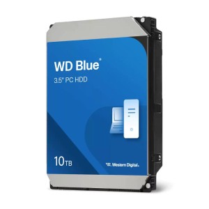 WD Blue WD100EAGZ HDD Desktop 10TB 7200RPM 512MB SATA III 3.5 inch pentru PC și stocare
