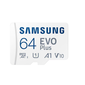 Card de Memorie Samsung EVO Plus MB-MC64SA/EU MicroSDXC 64GB Class 10 UHS-I U1 A1 V10 cu Adaptor SD