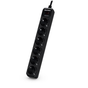 CyberPower B0620SC0-DE prelungitor cu protectie la supratensiune 6 prize 1.8m cablu