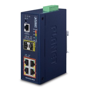 PLANET IGS-5225-4P2S 4-Port Gigabit PoE+ Managed Switch cu 2 SFP
