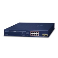 PLANET GS-4210-8P2S 8-Port Gigabit PoE+ Managed Switch cu 2 SFP