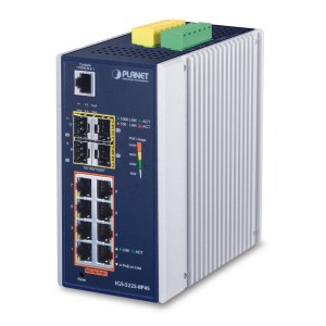 PLANET IGS-5225-8P4S 8-Port Gigabit PoE+ Managed Switch cu 4 SFP